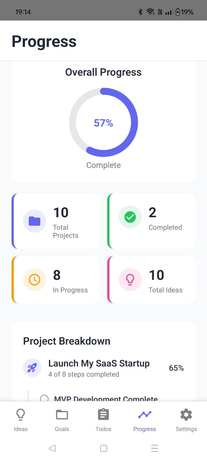 Goals Tracker - Feature 2